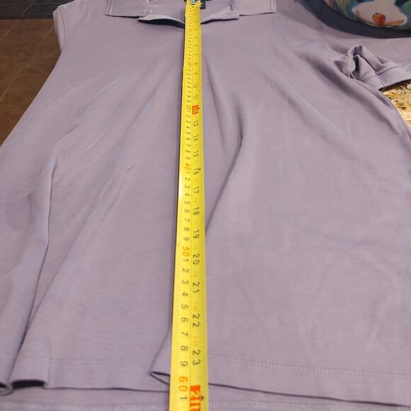 Calvin Klein Purple Polo Shirt Size M 100% Cotton RN 36543 - Picture 8 of 8